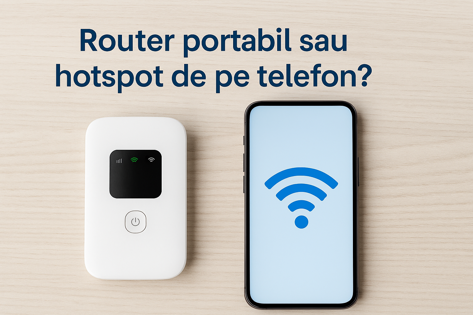 router vs hotspot de pe mobil