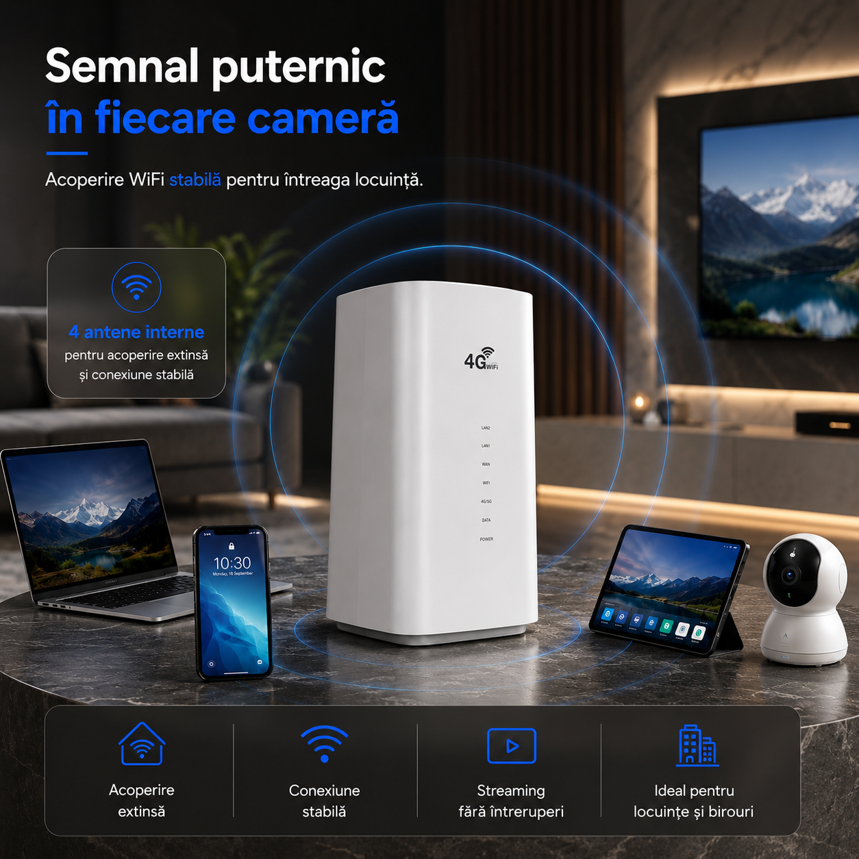 semnal puternic internet