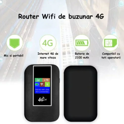 Router wifi de buzunar 4G