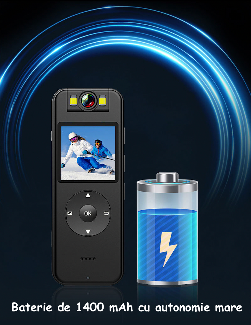 autonomie mare pentru filmare