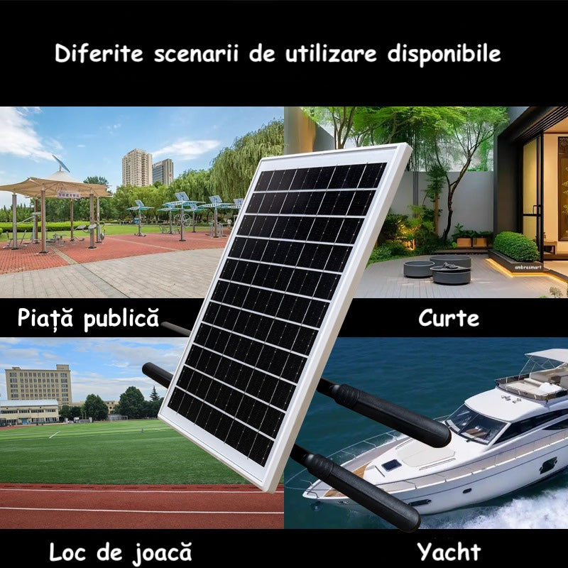 Router cu panou solar