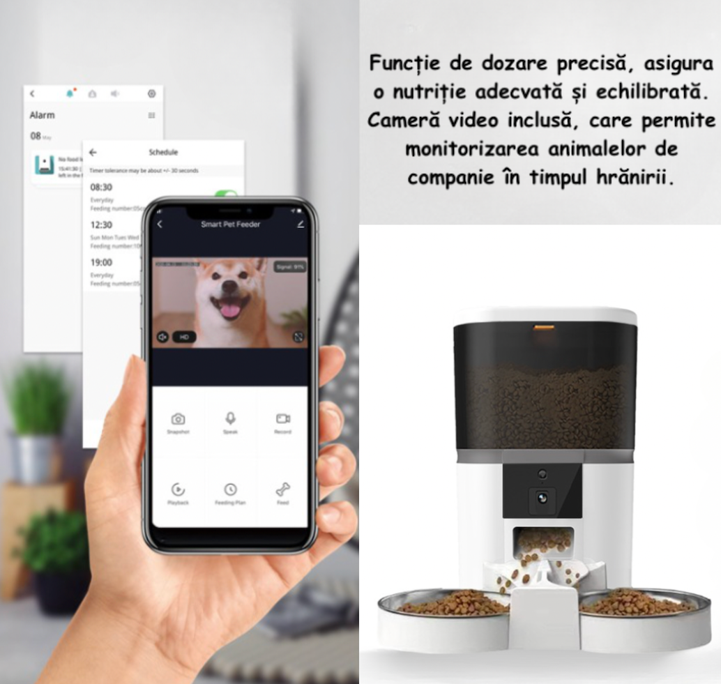 Hranitor automat pentru animale de companie